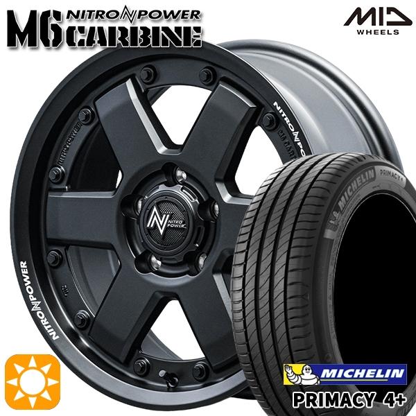 サマータイヤ ホイール4本セット 225/55R17インチ 5H114 MID ナイトロパワー M6...