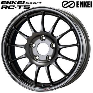 ENKEI エンケイ スポーツ RC-T5 16インチ 6.5J 4H100 +45 ダークシルバー アルミホイール単品 1本 4本以上送料無料｜justparts