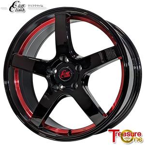 N-BOX等 15インチ 4.5J 4H100 +45 アルミホイール単品 4本セット 1台分 トレジャーワン クリフクライム TC09 レッド｜ジャストパーツ