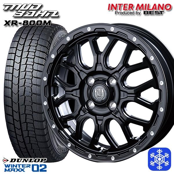 155/65R14インチ ダンロップ ウィンターマックス WM02 4H100 スタッドレスタイヤホ...