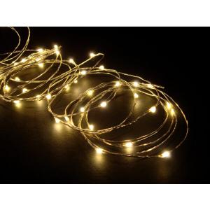 コロナ産業 LEDジュエリーライト50球 電球色LED アダプター式 常点灯 クリスマス イルミネーション HJ50Dの商品画像