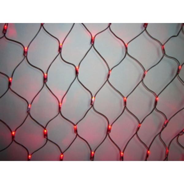 コロナ産業　ネットライト180球（赤色LED）　電源部別売（LACD,LWCO）　クリスマスイルミネ...