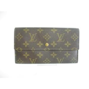 ルイヴィトン LOUIS VUITTON モノグラム ポルトトレゾール 長財布 三つ折り M6121...