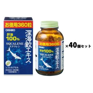 男女兼用 【送料無料】オリヒロ 深海鮫エキスカプセル 徳用 360粒（60