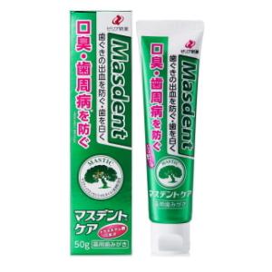 【送料無料】薬用歯磨き　マスデントケア 50g｜医薬部外品　薬用歯みがき｜ゼリア新薬