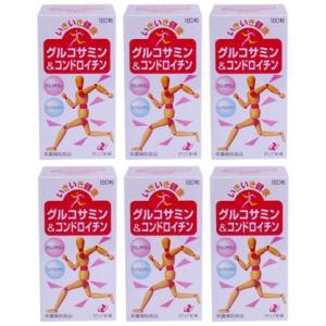 【送料無料】ゼリア新薬 グルコサミン＆コンドロイチン 180粒×6個セット