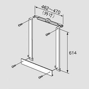 ノーリツ（NORITZ） 給湯器 部材 【PS金枠セットPK-D470NR 0702126