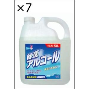 【7個セット】【大容量】 ティポス 除菌アルコールスプレー 4L