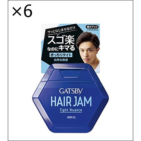 【6個セット】ギャツビー ヘアジャム タイトニュアンス 110ml