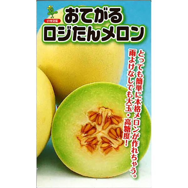 おてがるロジたん 100粒 めろん メロン 舐瓜【小林種苗 種 たね タネ】【通常5倍 5のつく日は...