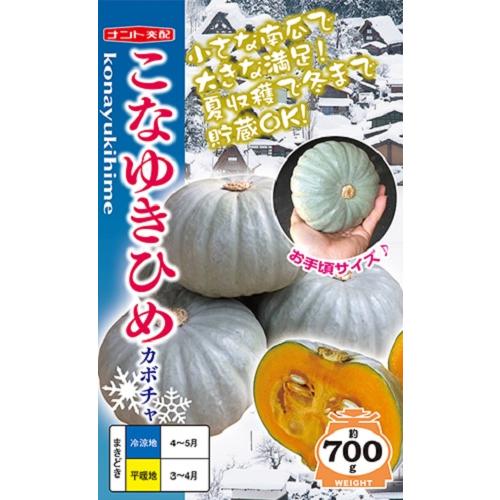 こなゆきひめ 100粒 南瓜 カボチャ かぼちゃ 【ナント 種 たね タネ 】【通常5倍 5のつく日...