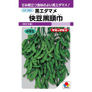 快豆黒頭巾枝豆 タキイ育成 PVP 1L【タキイ 種 たね タネ】【通常5倍 5のつく日はポイント1...