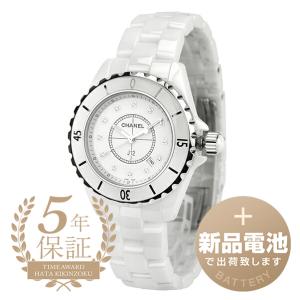シャネル J12 腕時計 CHANEL H1628 ホワイト 白 新品電池で安心出荷｜jw-hata