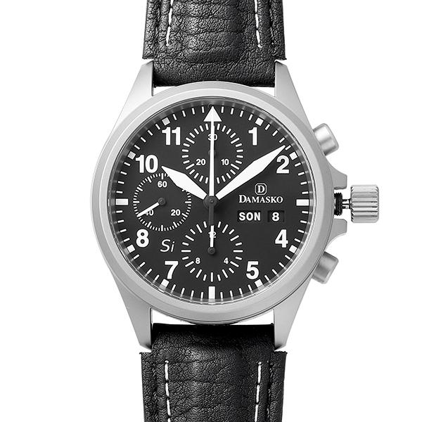 ダマスコ ユーロファイターモデル 腕時計 DAMASKO DC56 SI L ブラック 黒