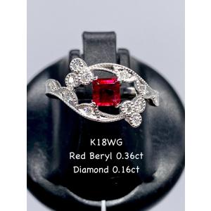 K18WG フラワー ダイヤモンド リング 0.34CT : KOMEHYO