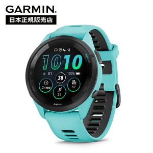 保護フィルムプレゼント ガーミン GARMIN Forerunner 265 Music Aqua 010-02810-42 日本正規品｜jw-oomiya