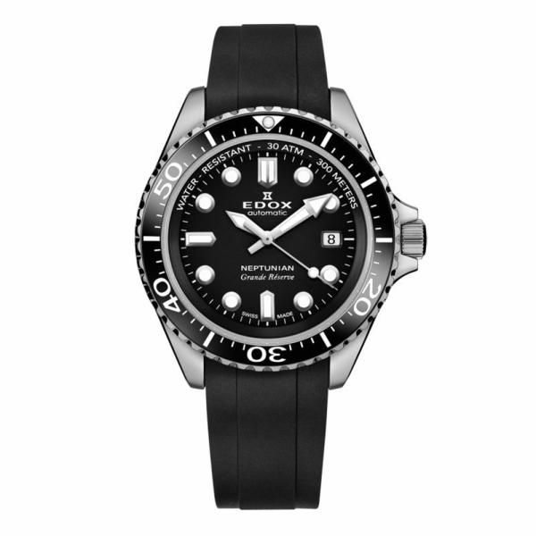 EDOX エドックス ネプチュニアン グランデ リザーブ デイト オートマティック 80801-3N...