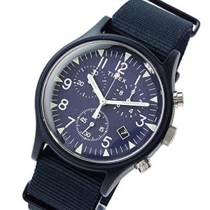 タイメックス TIMEX 腕時計 MK1 ALUMINUM TW2R67600 クロノグラフ ナイロン ブルー｜jwcopal