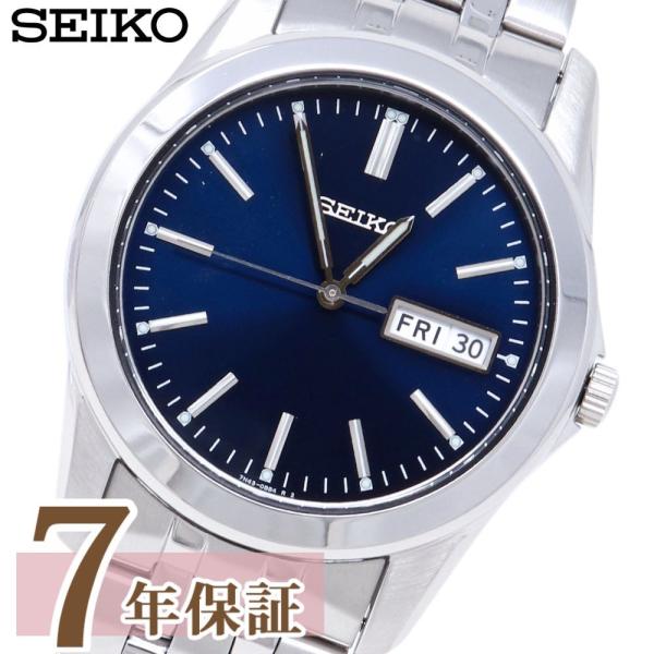 セイコー セレクション SPRIT メンズ ネイビー シルバー 日本製 SCXC011 SEIKO ...