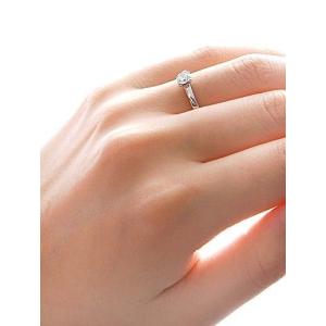 プラチナ エンゲージリング 婚約指輪 リング ...の詳細画像5