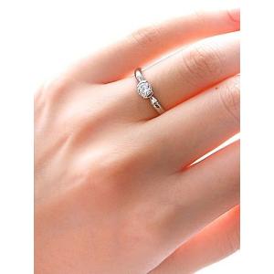 プラチナ エンゲージリング 婚約指輪 リング ...の詳細画像5