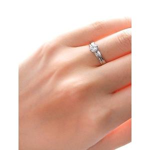 プラチナ エンゲージリング 婚約指輪 リング ...の詳細画像5