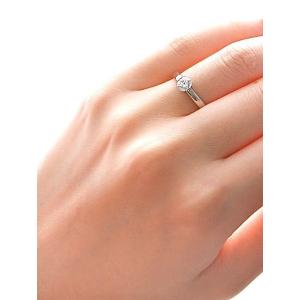 プラチナ エンゲージリング 婚約指輪 リング ...の詳細画像5