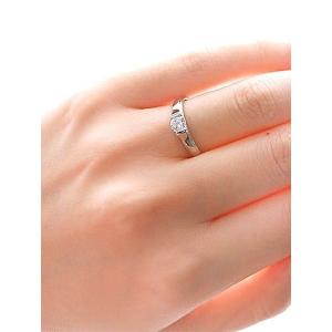 プラチナ エンゲージリング 婚約指輪 リング ...の詳細画像5