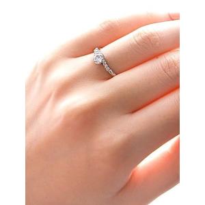 プラチナ エンゲージリング 婚約指輪 リング ...の詳細画像5