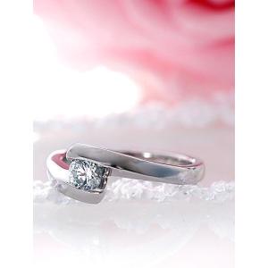 プラチナ エンゲージリング 婚約指輪 リング ...の詳細画像1