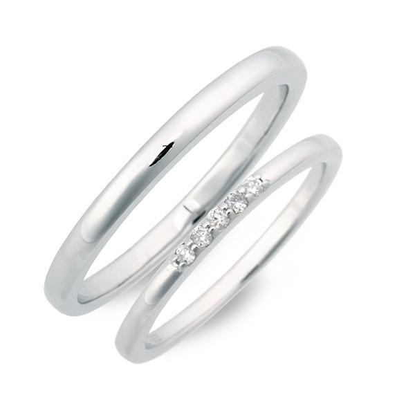 LOVERS SCENE シルバー ペアリング ダイヤモンド ペア 誕生日 ラッピング ラバーズシー...