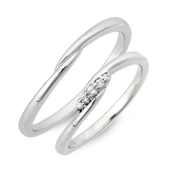 LOVERS SCENE シルバー ペアリング ダイヤモンド ペア 誕生日 ラッピング ラバーズシー...