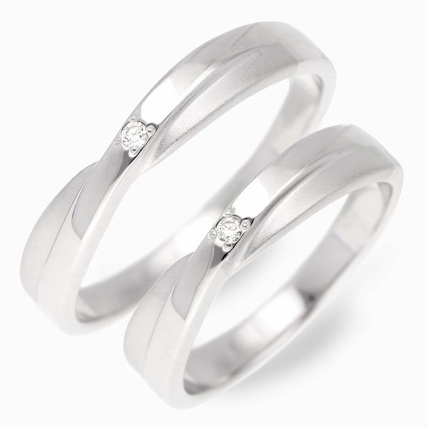LOVERS SCENE シルバー 婚約指輪 結婚指輪 エンゲージリング ペアリング ダイヤモンド ...