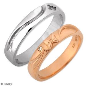 ディズニー ペアリング カップル 結婚指輪 ダイヤモンド シルバー 指輪 ブランド プレゼント