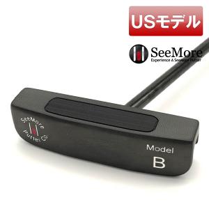 (USモデル)シーモア パター PVD MODEL B ブレード パター 34インチ 右利き用 SeeMore ヘッドカバー付属 ゴルフクラブ