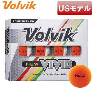 ボルビック ゴルフボール VIVID マットオレンジ カラーボール 12球入り