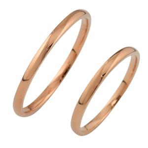 結婚指輪 ペアリング シンプル 指輪 18金 マリッジリング K18 カップル 安い 注文製作 プレゼント ギフト 受注｜jwl-i