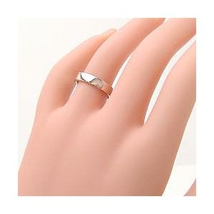 結婚指輪 平打ち 幅広 ペアリング K18YG...の詳細画像3