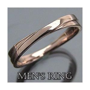 Jewelry i（ジュエリーアイ） クロスメンズリング ピンクゴールドK10