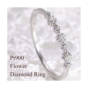 Jewelry i 指輪 レディース ピンキーリング プラチナダイヤリング 3号 