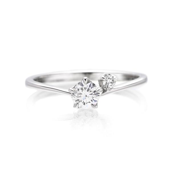 【公式ストア】指輪 リング レディース プラチナ PT900 ダイヤモンド 0.2ct UP エンゲ...