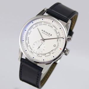 【ノモス正規販売店】[選べる5年延長保証][36回無金利ローン] NOMOS チューリッヒ ワールドタイマー 40mm ホワイト ZURICH WORLD TIMER ZR1X4W2 正規輸入品｜jwo-bessho