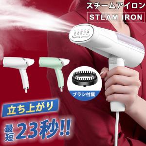 クイックスチーマー スチームアイロン 100ml 軽量 コンパクト ハンディーアイロン アイロン スチーム ハンガー アイロン掛け 2WAY シワ伸ばし 日本語取説