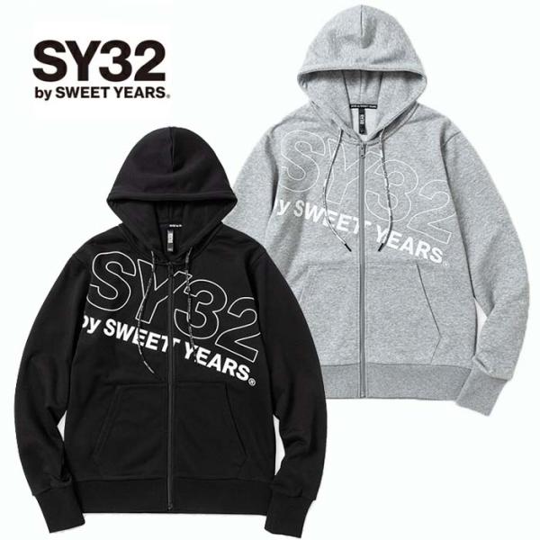 SY32 by SWEETYEARS エスワイサーティトゥ ジップパーカー パーカー メンズ スウェ...