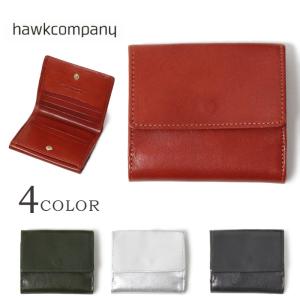 HawkCompany ホークカンパニー h.k.c. レザー フォールデッド ウォレット 7229 財布 2つ折り財布 本革 革 メンズ:ブランド一覧｜jxt-style