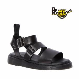 ドクターマーチン　サンダル　レザー　テリー　TERRY メンズ　28 海　夏 Dr.Martens TERRY BLACK ドクターマーチン テリー レザー