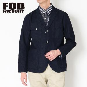 FOB FACTORY エフオービーファクトリー DENIM ENGINEER JKT デニム エンジニア F2434 ジャケット Gジャン メンズ