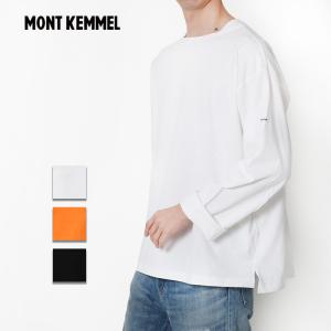 MONTKEMMEL モンケメル バスクシャツソリッド MKL-000-231019 ロンt トップス メンズ 長袖 ブラック ホワイト オレンジ｜jxt-style