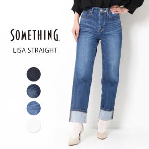 SOMETHING（サムシング） ELSA CROP ロールアップ ジーンズ [Lot