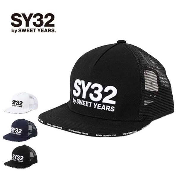 SY32 by SWEETYEARS エスワイサーティトゥ 3D LOGO TRUKER MESH ...